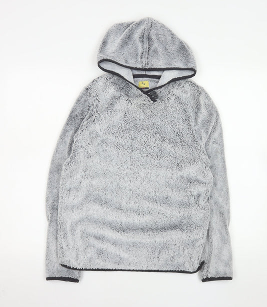 Womens UK Size 8/10 Equestrian Grey Pullover Hoodie