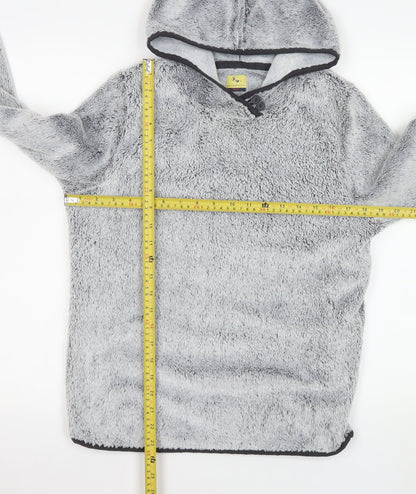 Womens UK Size 8/10 Equestrian Grey Pullover Hoodie