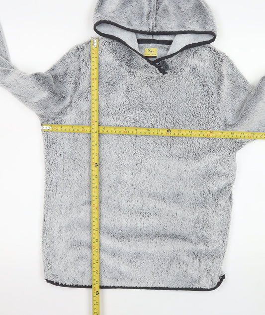 Womens UK Size 8/10 Equestrian Grey Pullover Hoodie