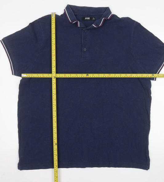Mens UK Size Big 1X Jacamo 100% Cotton Polo Shirt