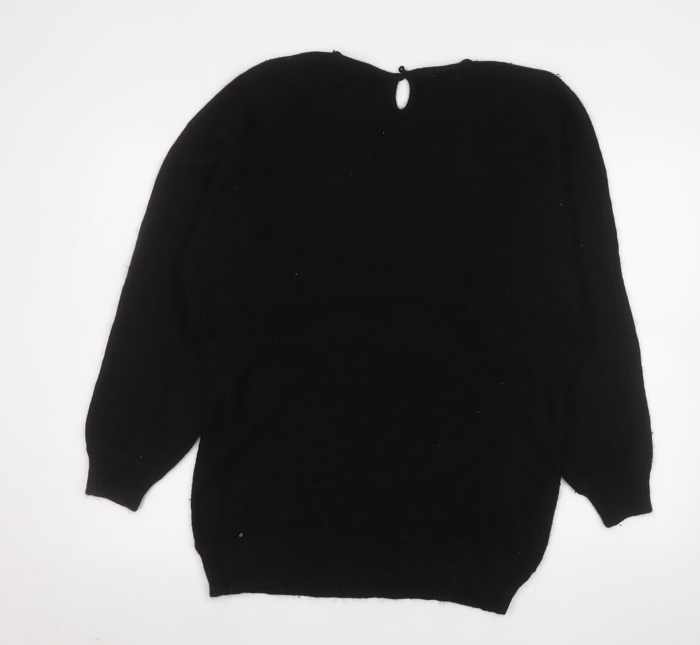 Womens UK Size L Christina Black Pullover Jumper