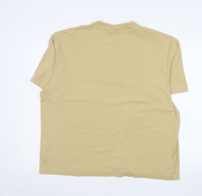 Mens UK Size XL H&M Beige  T-Shirt