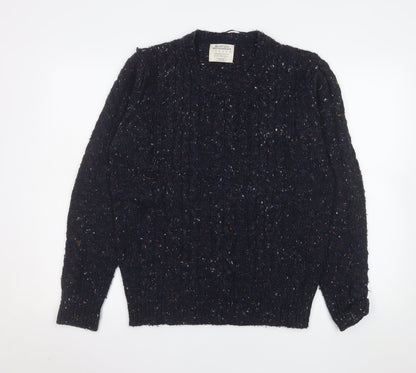 Mens UK Size M Burton Menswear London Blue Pullover Jumper