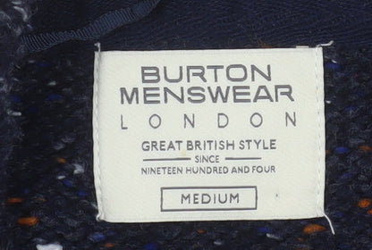 Mens UK Size M Burton Menswear London Blue Pullover Jumper