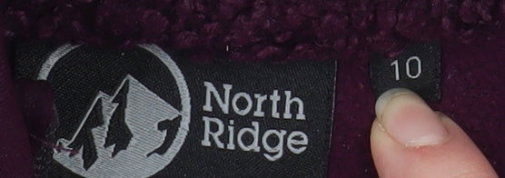Womens UK Size 10 North Ridge Purple Fleece