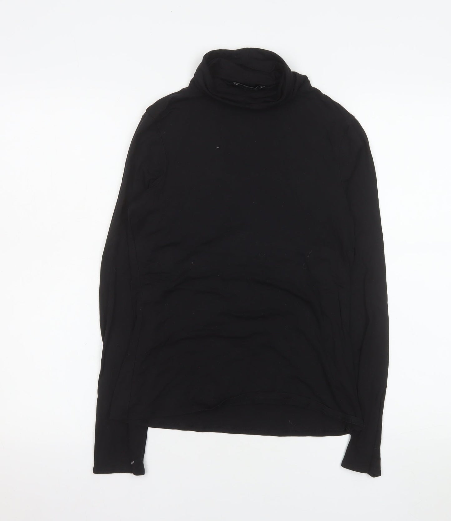 Womens UK Size 8 Marks and Spencer Black Basic Blouse