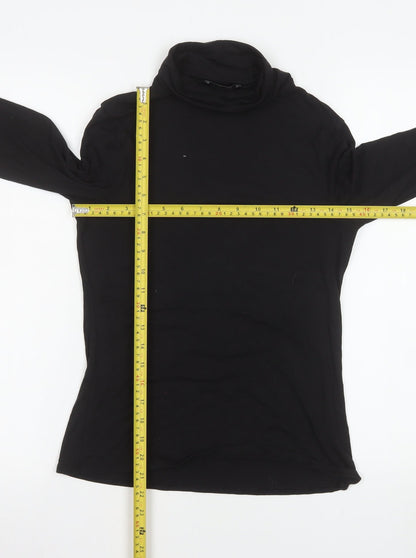 Womens UK Size 8 Marks and Spencer Black Basic Blouse