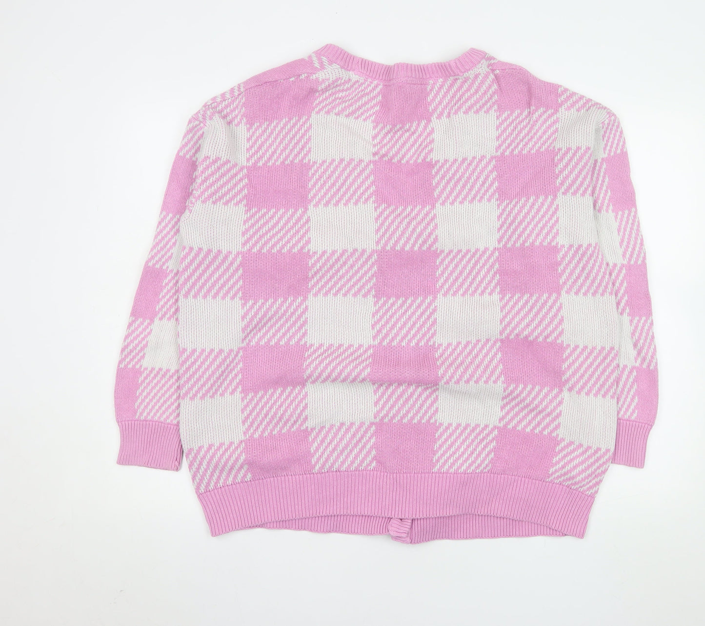 Womens UK Size L Noisy may Pink Cardigan Jumper