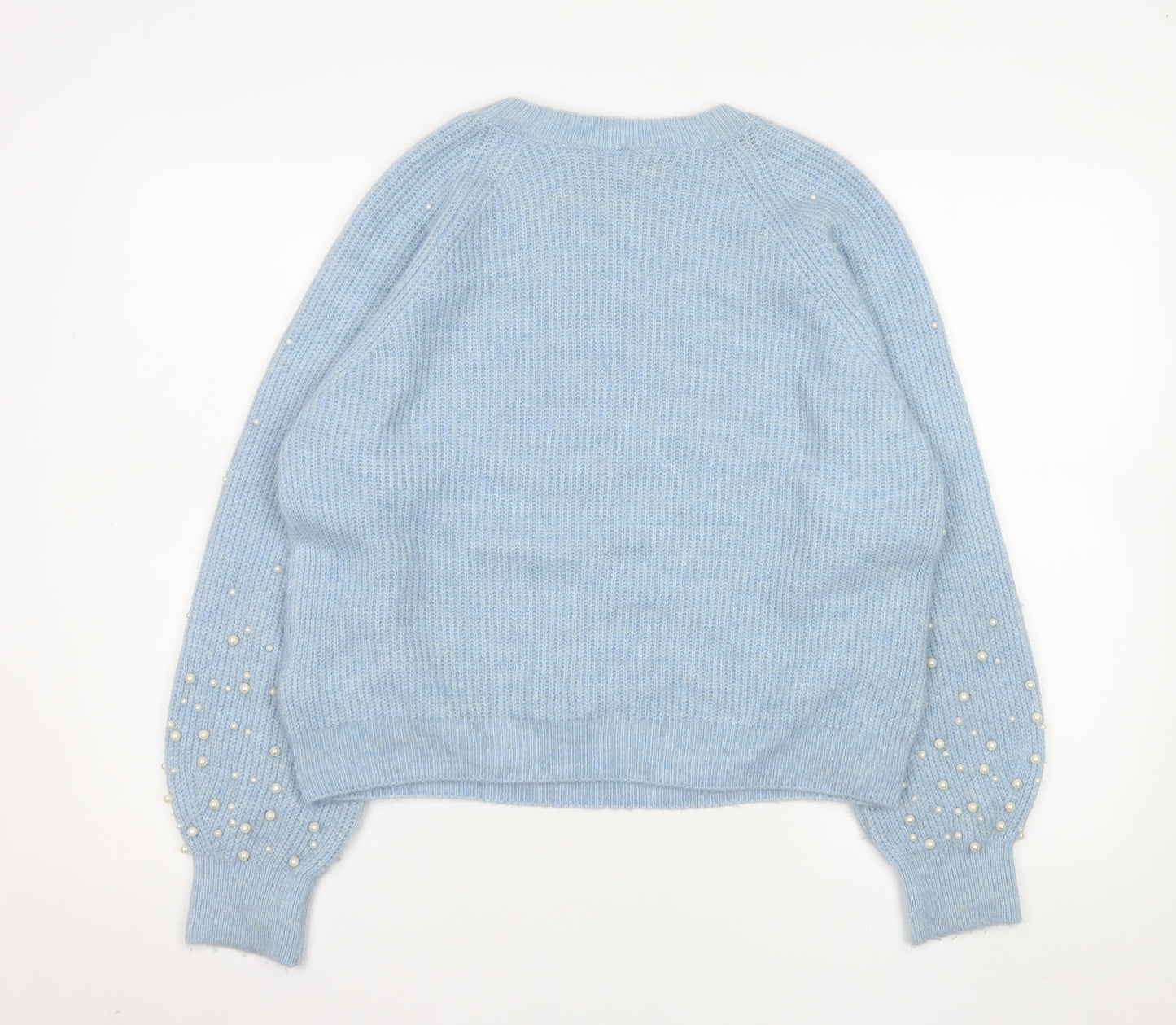 Womens UK Size M Marks and Spencer Blue Pullover Jumper