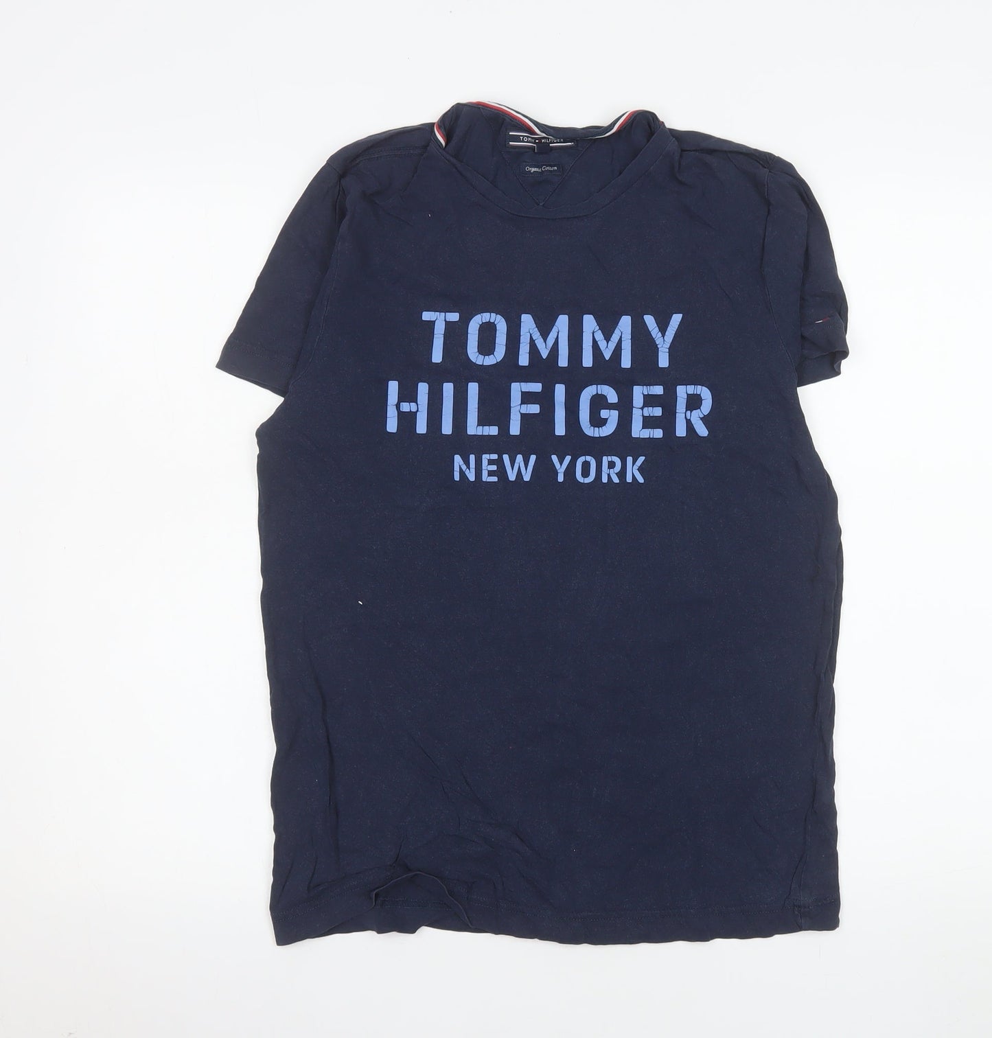 Mens UK Size S Tommy Hilfiger Blue  T-Shirt