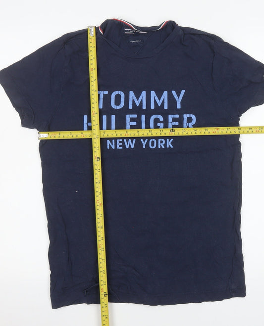 Mens UK Size S Tommy Hilfiger Blue  T-Shirt