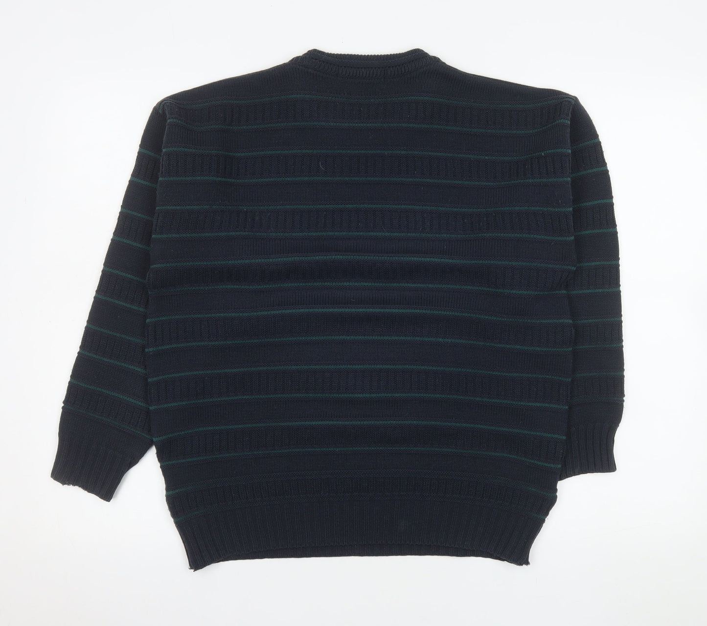 Mens UK Size S Marks and Spencer Blue Pullover Jumper