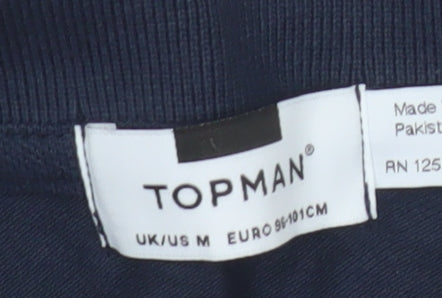 Mens UK Size M Topman Cotton Blend Polo Shirt