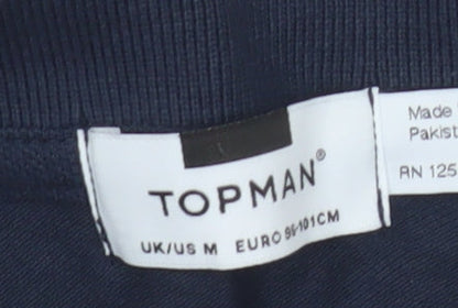 Mens UK Size M Topman Cotton Blend Polo Shirt