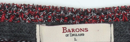 Mens UK Size L Barons of England Multicoloured Pullover Jumper