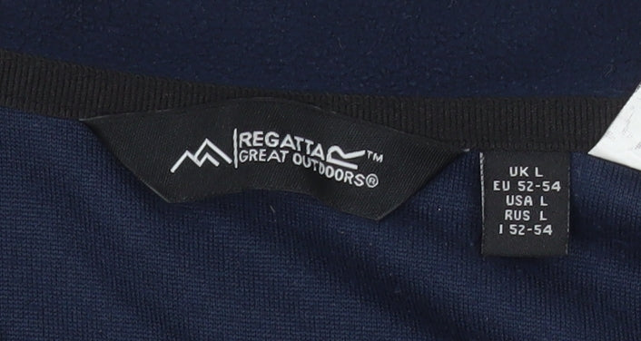 Mens UK Size L Regatta Blue Pullover Sweatshirt