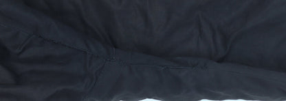 Mens UK Size M Superdry Black Bomber Jacket