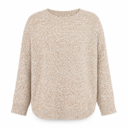 Womens UK Size M David Emanuel Beige Pullover Jumper