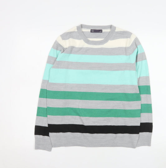 Womens UK Size 12 Marks and Spencer Multicoloured Pullover Jumper