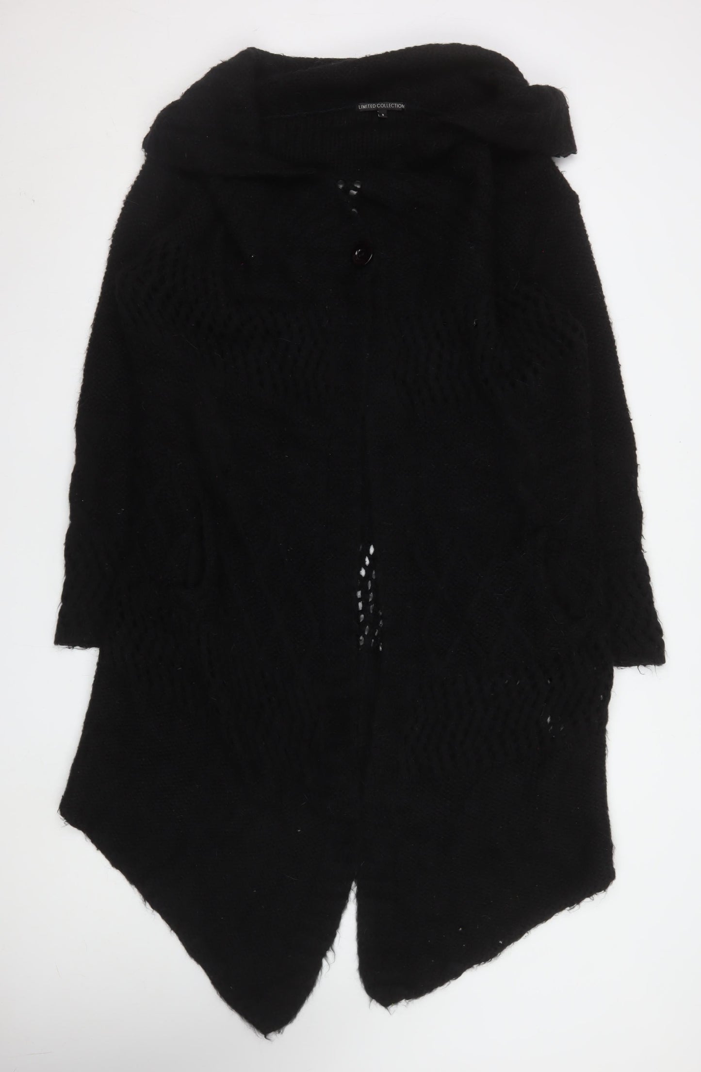 Womens UK Size 8 Marks and Spencer Black Cardigan Jumper