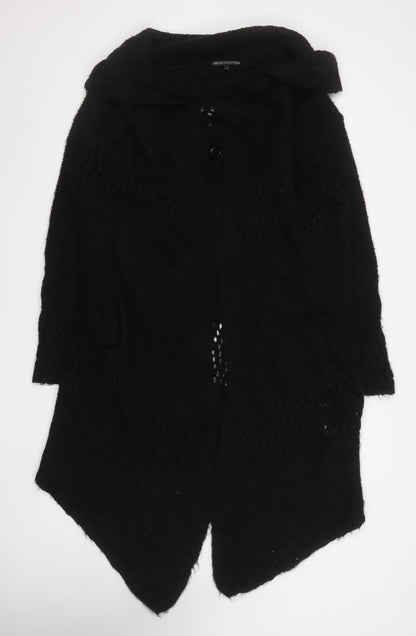Womens UK Size 8 Marks and Spencer Black Cardigan Jumper