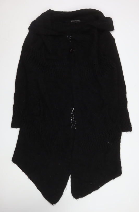 Womens UK Size 8 Marks and Spencer Black Cardigan Jumper