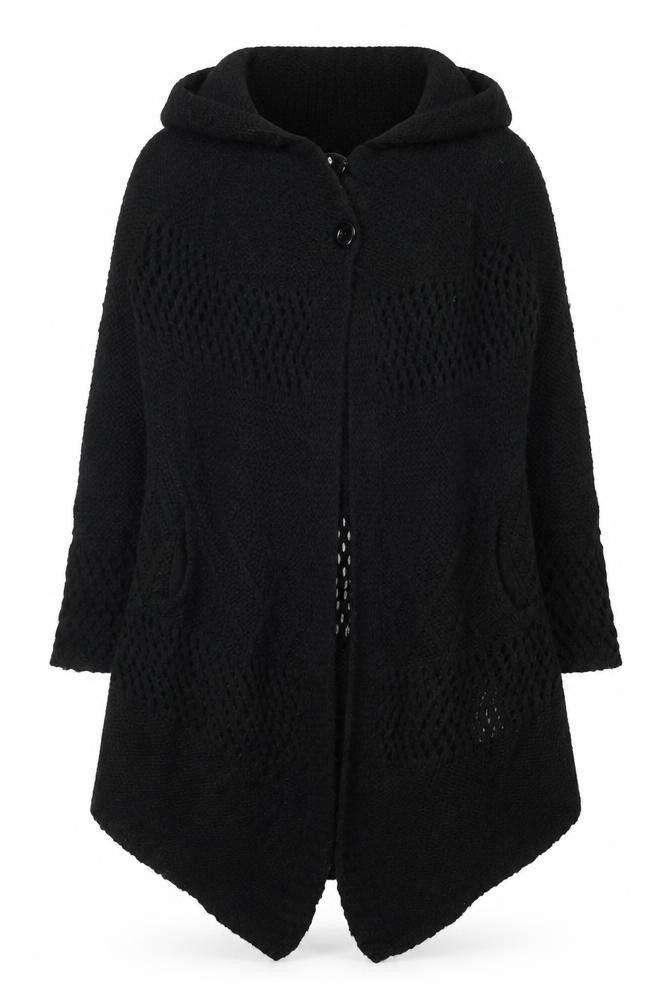 Womens UK Size 8 Marks and Spencer Black Cardigan Jumper