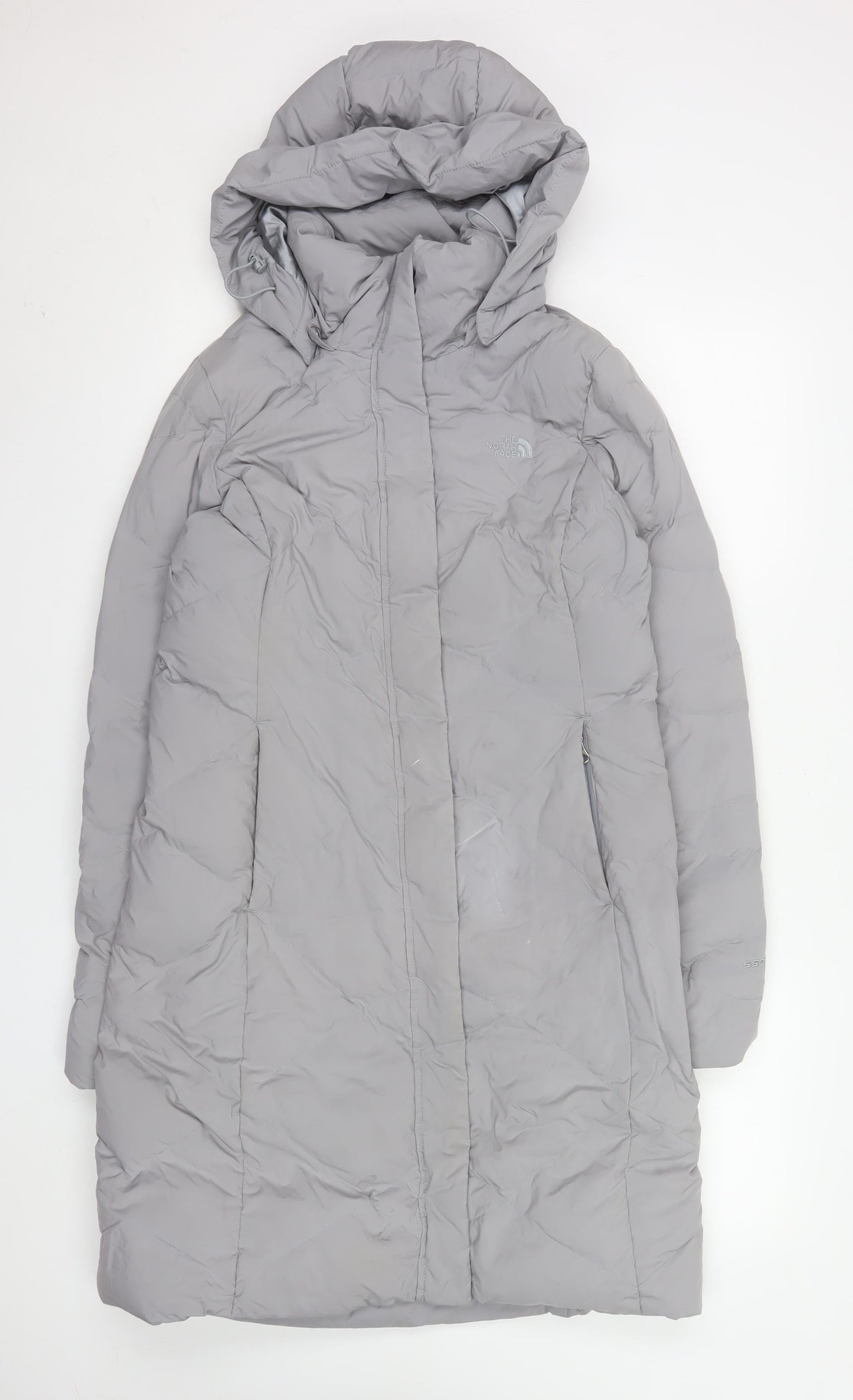 Womens UK Size S The North Face Grey Puffer Jacket