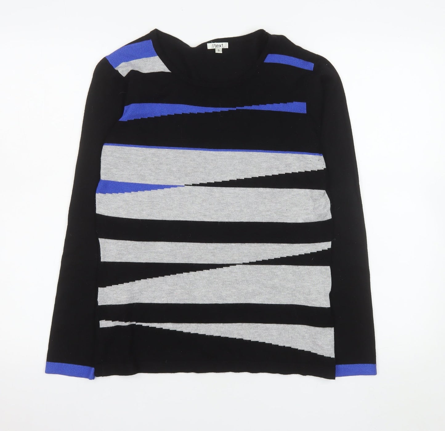 Womens UK Size S NEXT Black Pullover Jumper