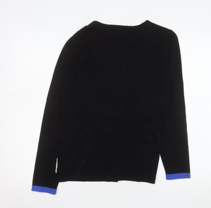 Womens UK Size S NEXT Black Pullover Jumper