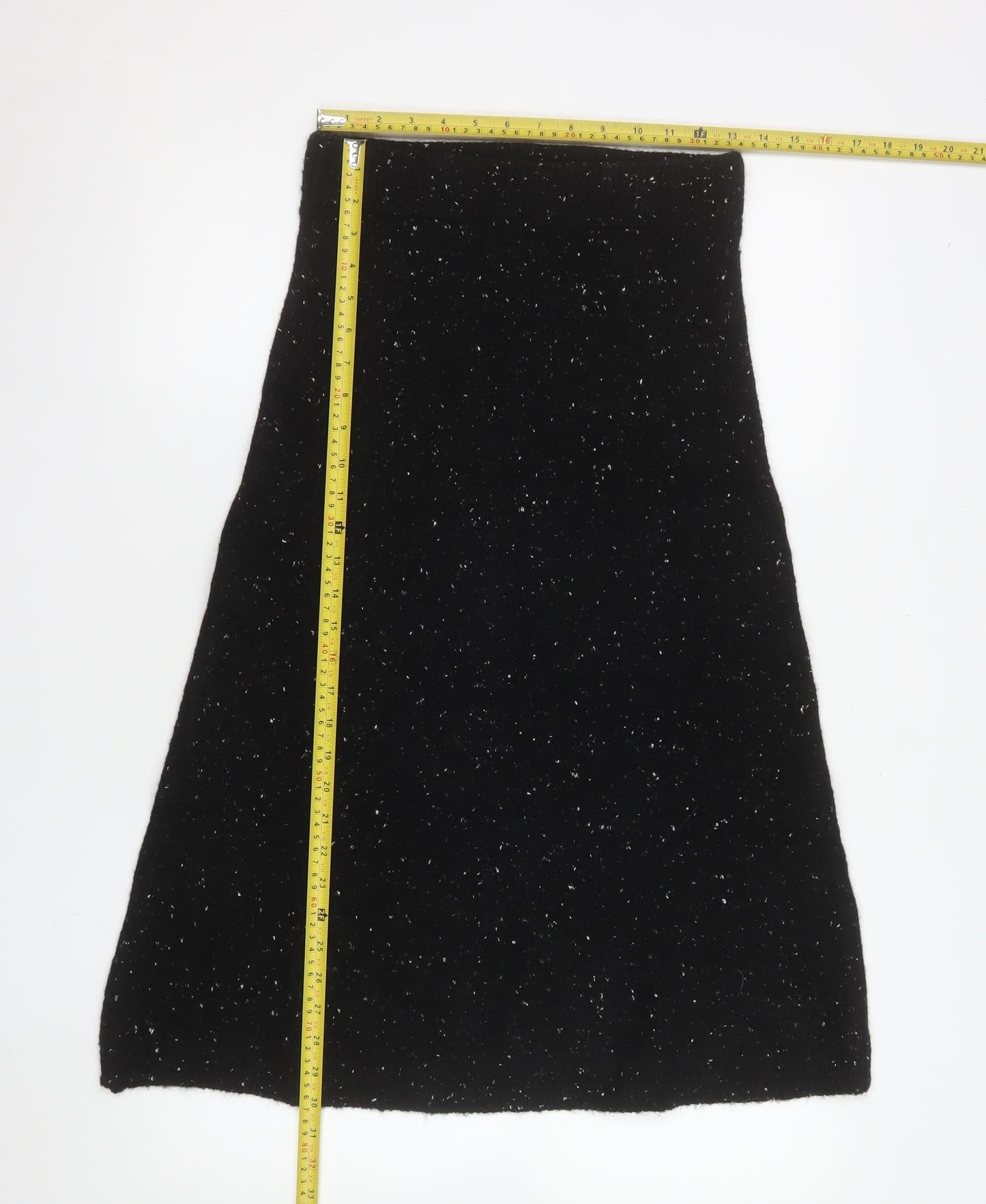 Womens UK Size S Zara A-Line Knit Skirt