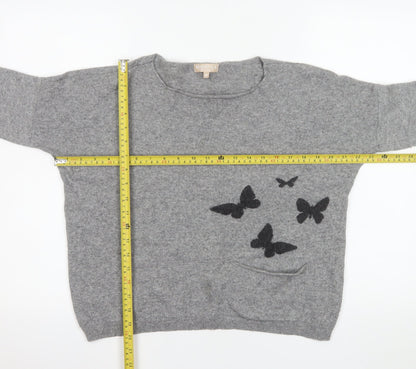 Womens UK Size M Benedetta B. Grey Pullover Jumper