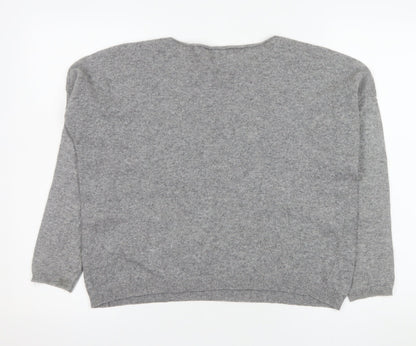Womens UK Size M Benedetta B. Grey Pullover Jumper