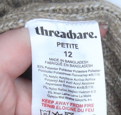 Womens UK Size 12 Threadbare Jumper Dress