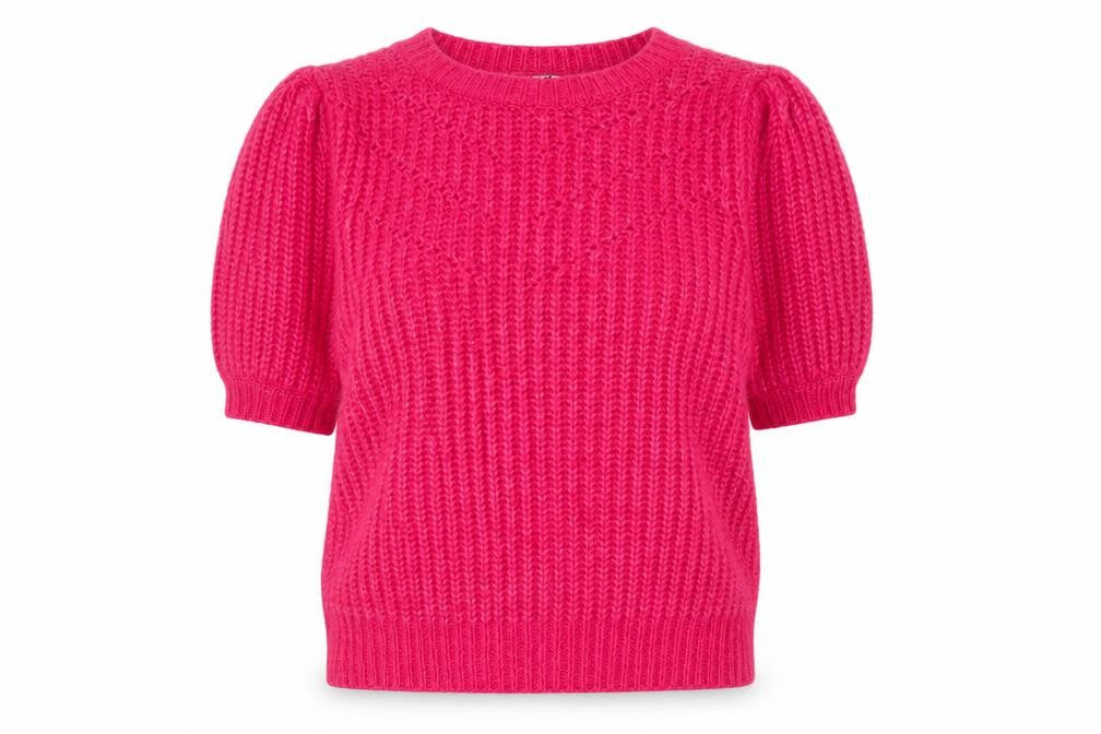 Womens UK Size 8 VERO MODA Pink Basic T-Shirt