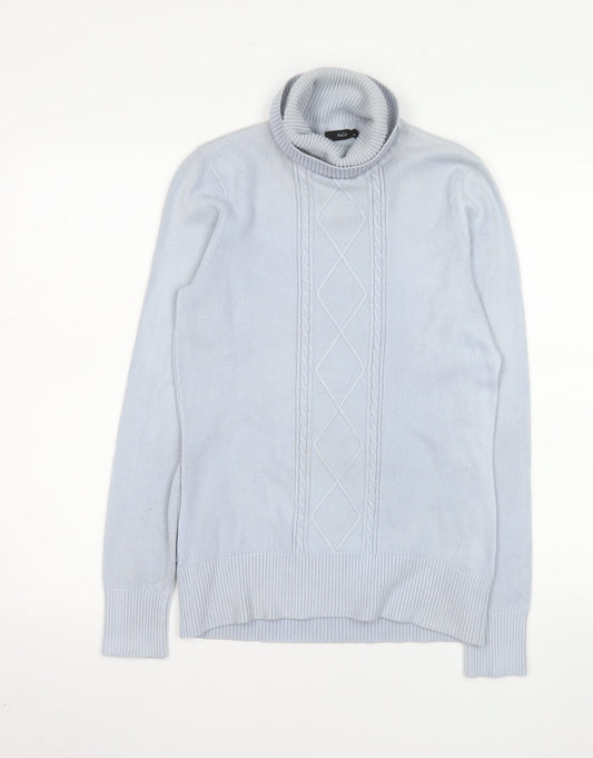 Womens UK Size 12 M&Co Blue Pullover Jumper