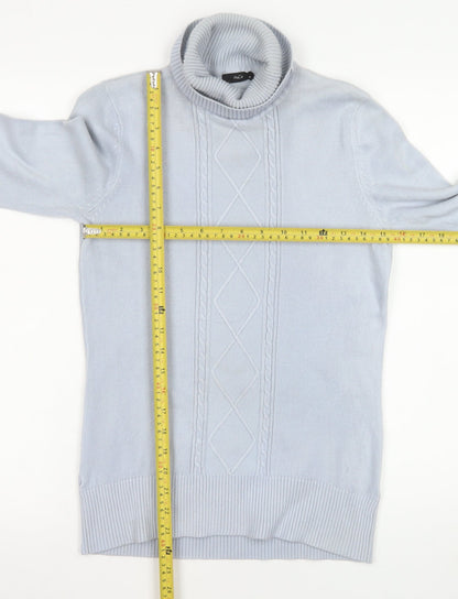 Womens UK Size 12 M&Co Blue Pullover Jumper