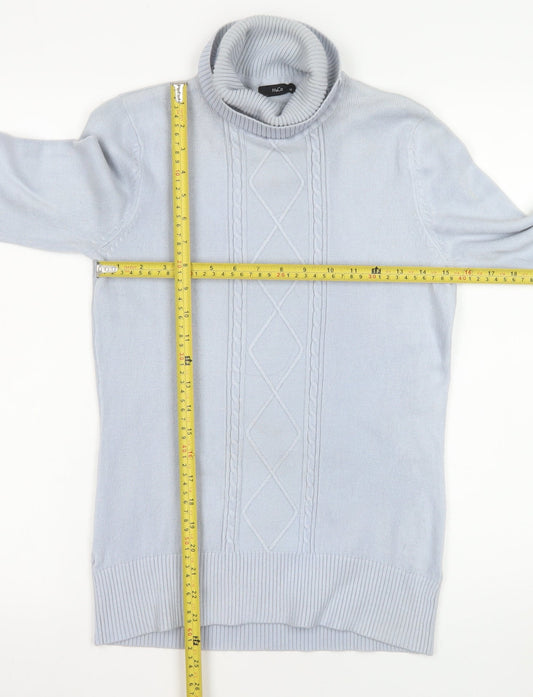 Womens UK Size 12 M&Co Blue Pullover Jumper