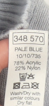 Womens UK Size 12 M&Co Blue Pullover Jumper