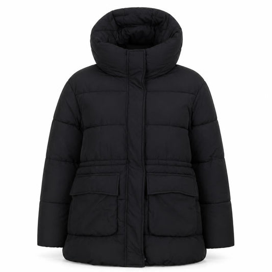 Womens UK Size S F&F Black Puffer Jacket