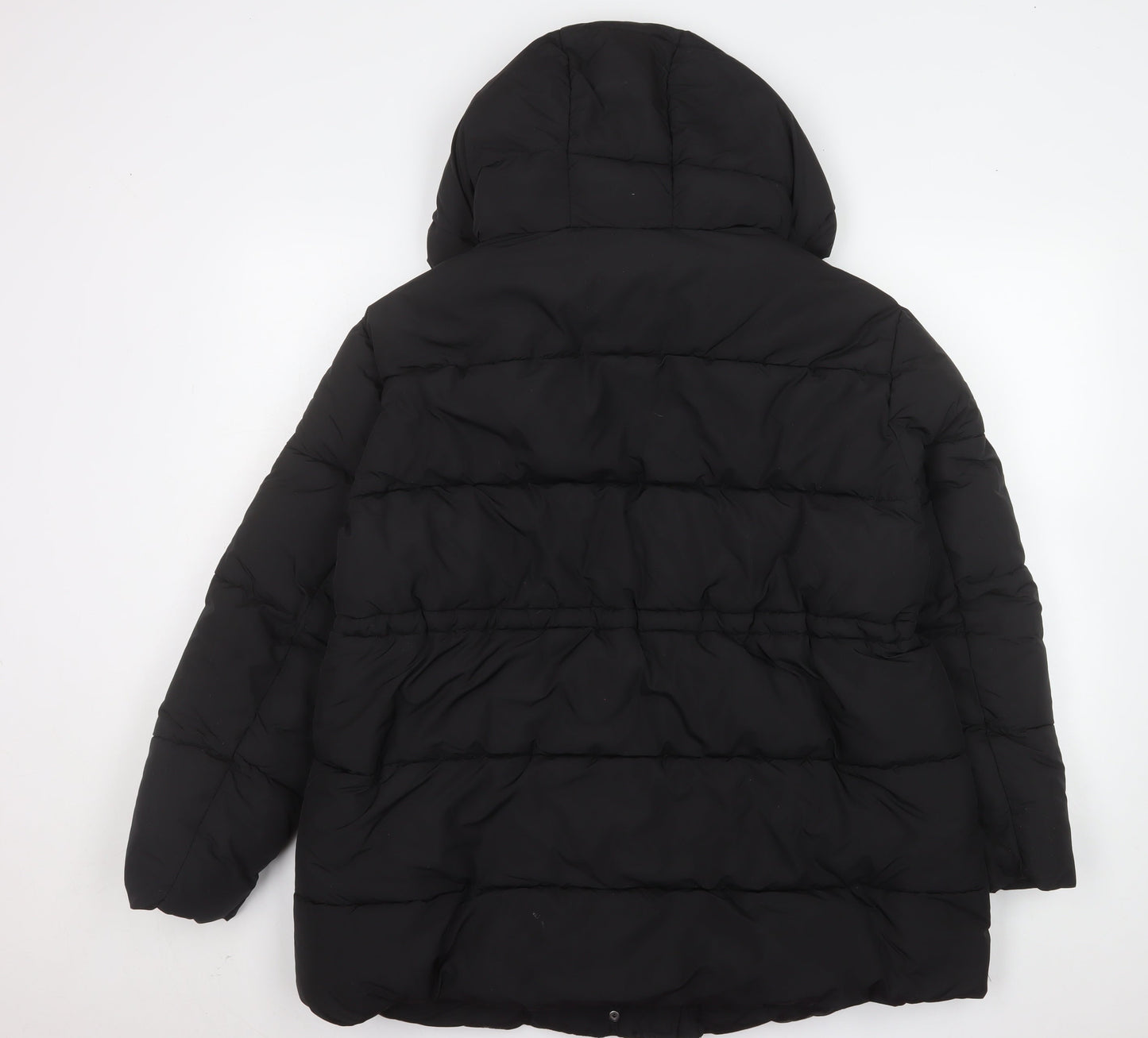 Womens UK Size S F&F Black Puffer Jacket