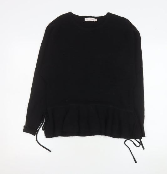 Lucy Sparks Women’s Black Long Sleeve Tunic Blouse L/XL