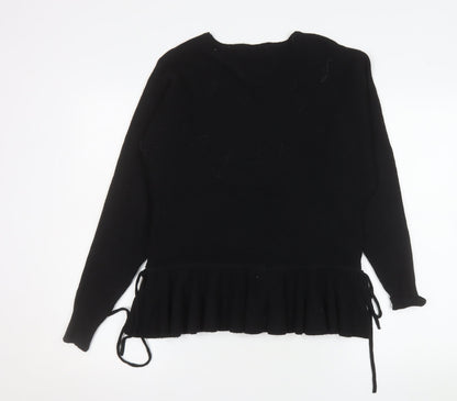 Lucy Sparks Women’s Black Long Sleeve Tunic Blouse L/XL