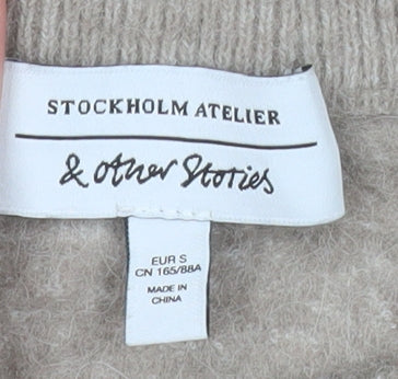 Womens UK Size 8 & Other Stories Beige Pullover Jumper