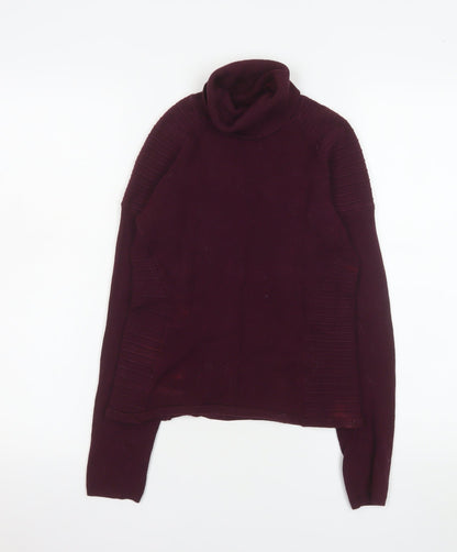 Womens UK Size S YUKA Purple Pullover Jumper