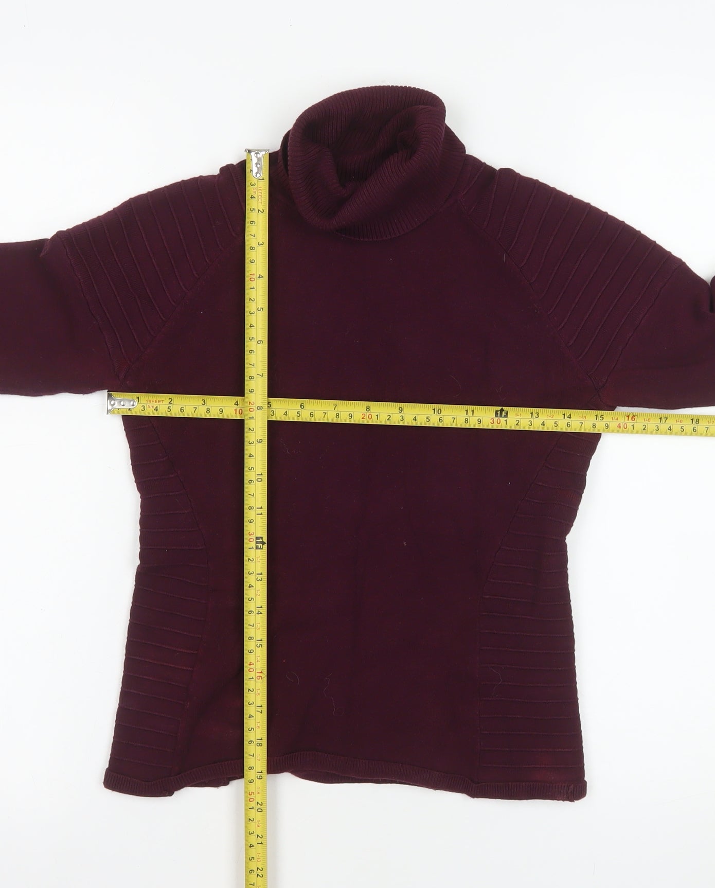 Womens UK Size S YUKA Purple Pullover Jumper