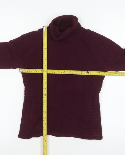 Womens UK Size S YUKA Purple Pullover Jumper