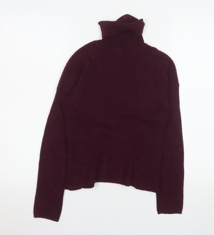 Womens UK Size S YUKA Purple Pullover Jumper