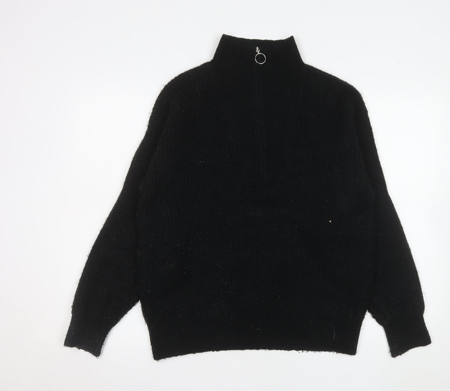 Womens UK Size 8 Jack Wills Black Pullover Sweatshirt