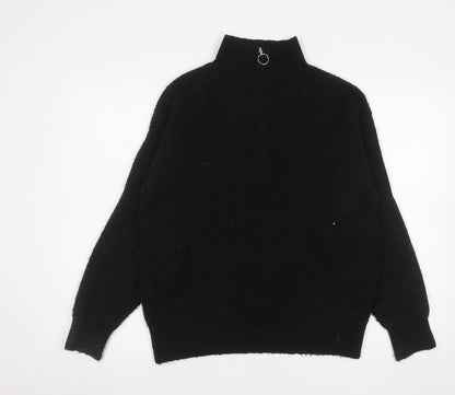 Womens UK Size 8 Jack Wills Black Pullover Sweatshirt